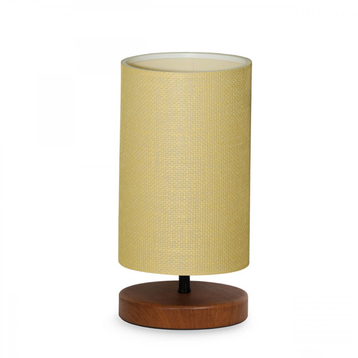 Opviq Lámpara de Mesa AYD-3113 con Capucha de Ratán, Crema y Negro